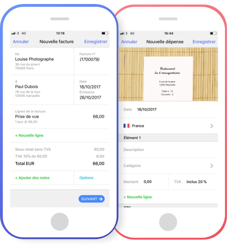 Facturer depuis ton smartphone ou ta tablette est maintenant aussi facile que depuis un ordinateur.